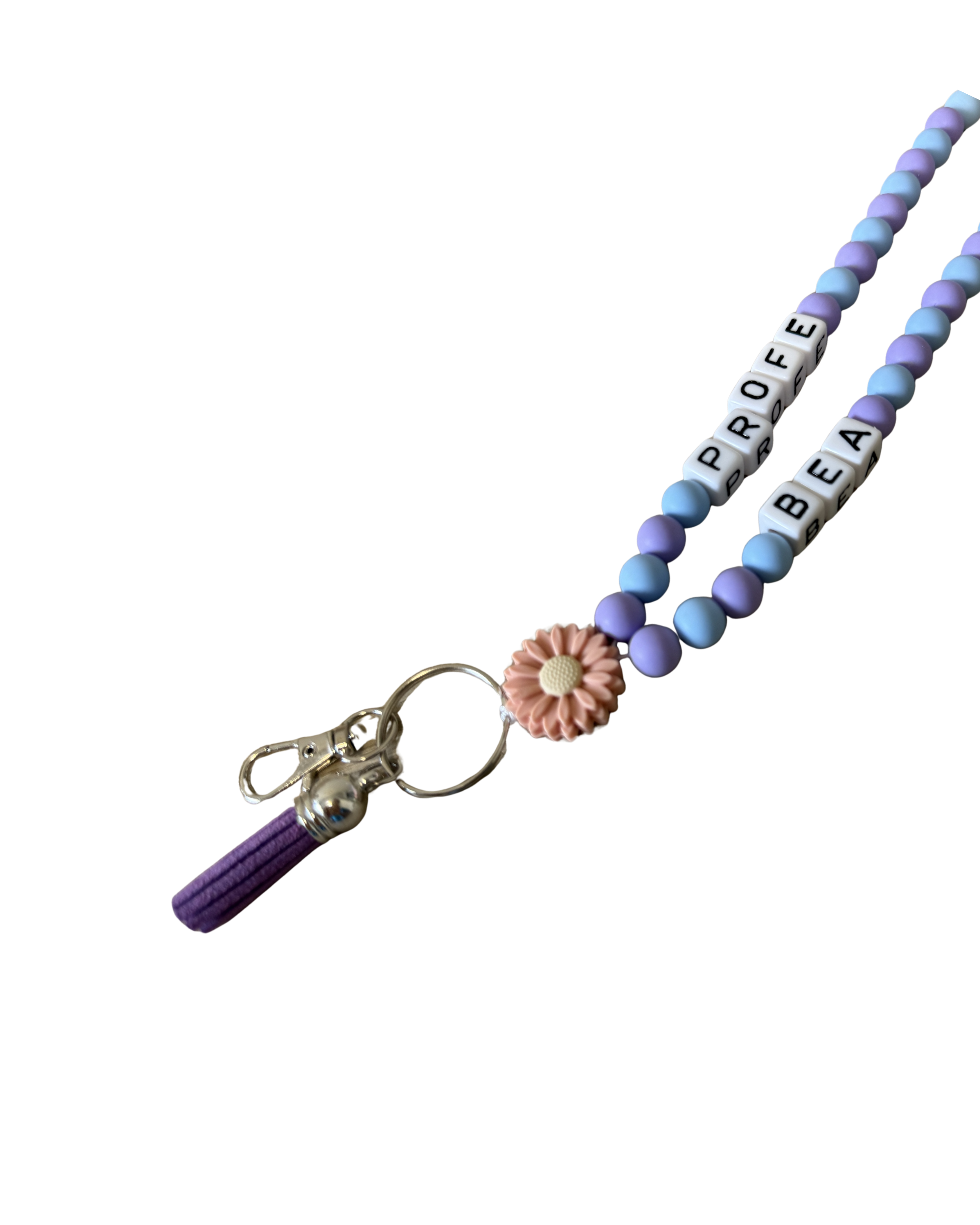 Lanyard Profe Morado- Añade tu nombre