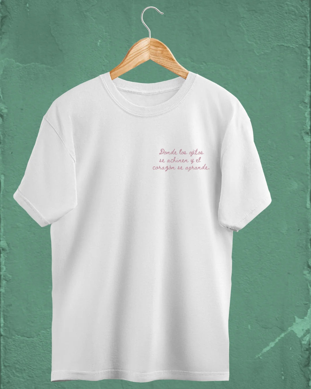 Camiseta para maestras con frase Donde el corazón se agrande, regalo para profesoras