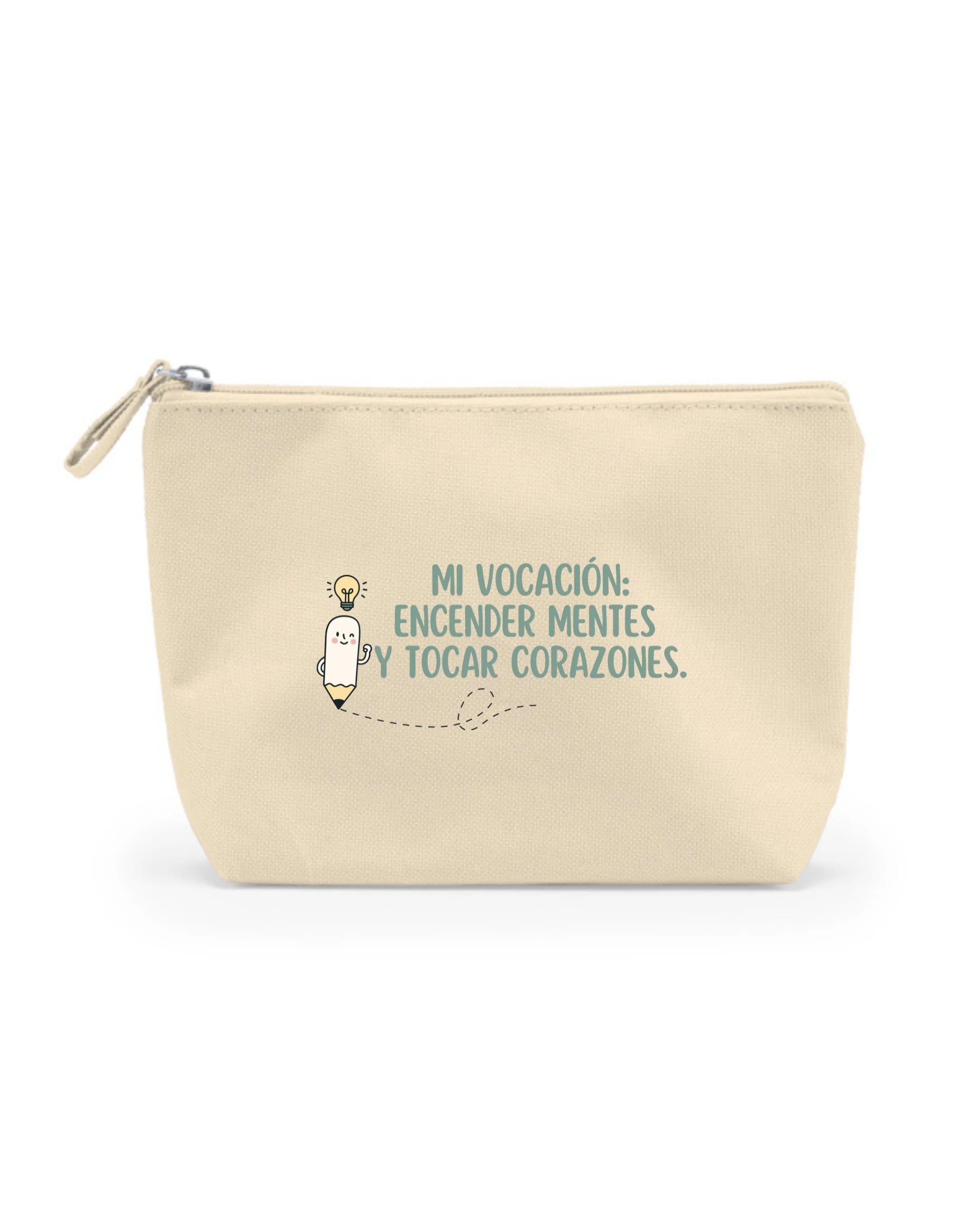 Neceser con diseño para profesores Mi vocación: encender mentes y tocar corazones.