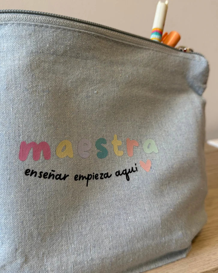 Neceser Maestra con diseño para seños, otra vista del producto