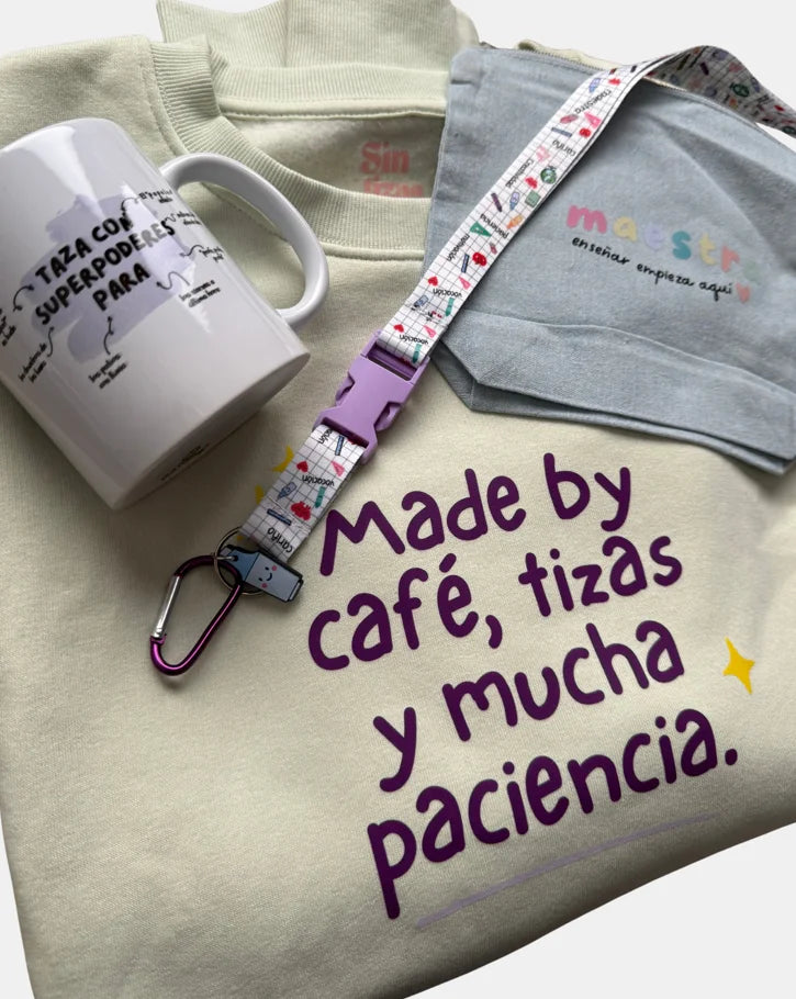 Pack regalo Made by café y tizas para maestras