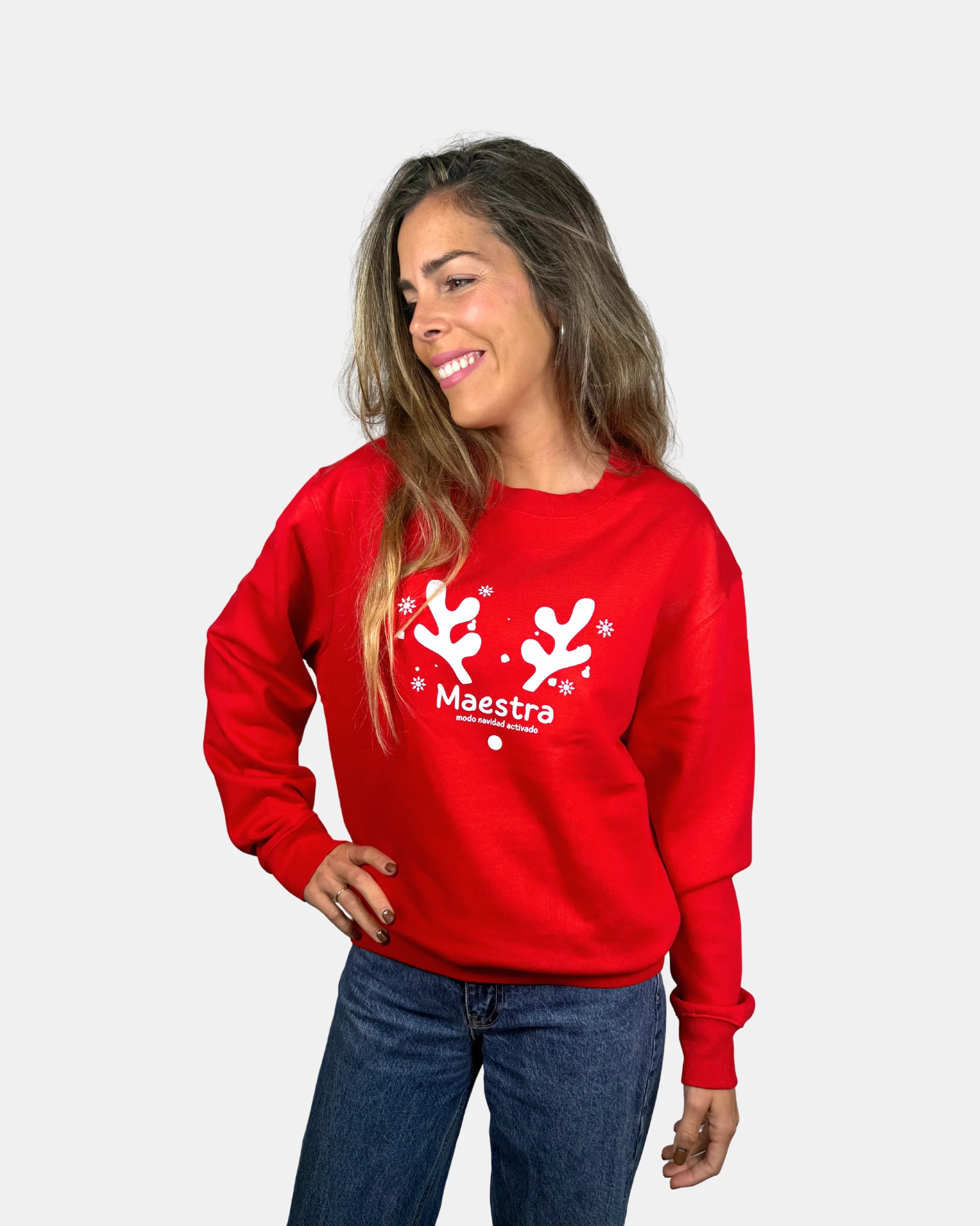 Sudadera Maestra Navidad