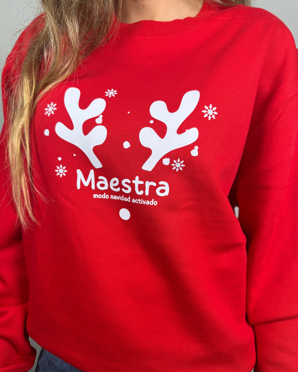 Sudadera Maestra Navidad