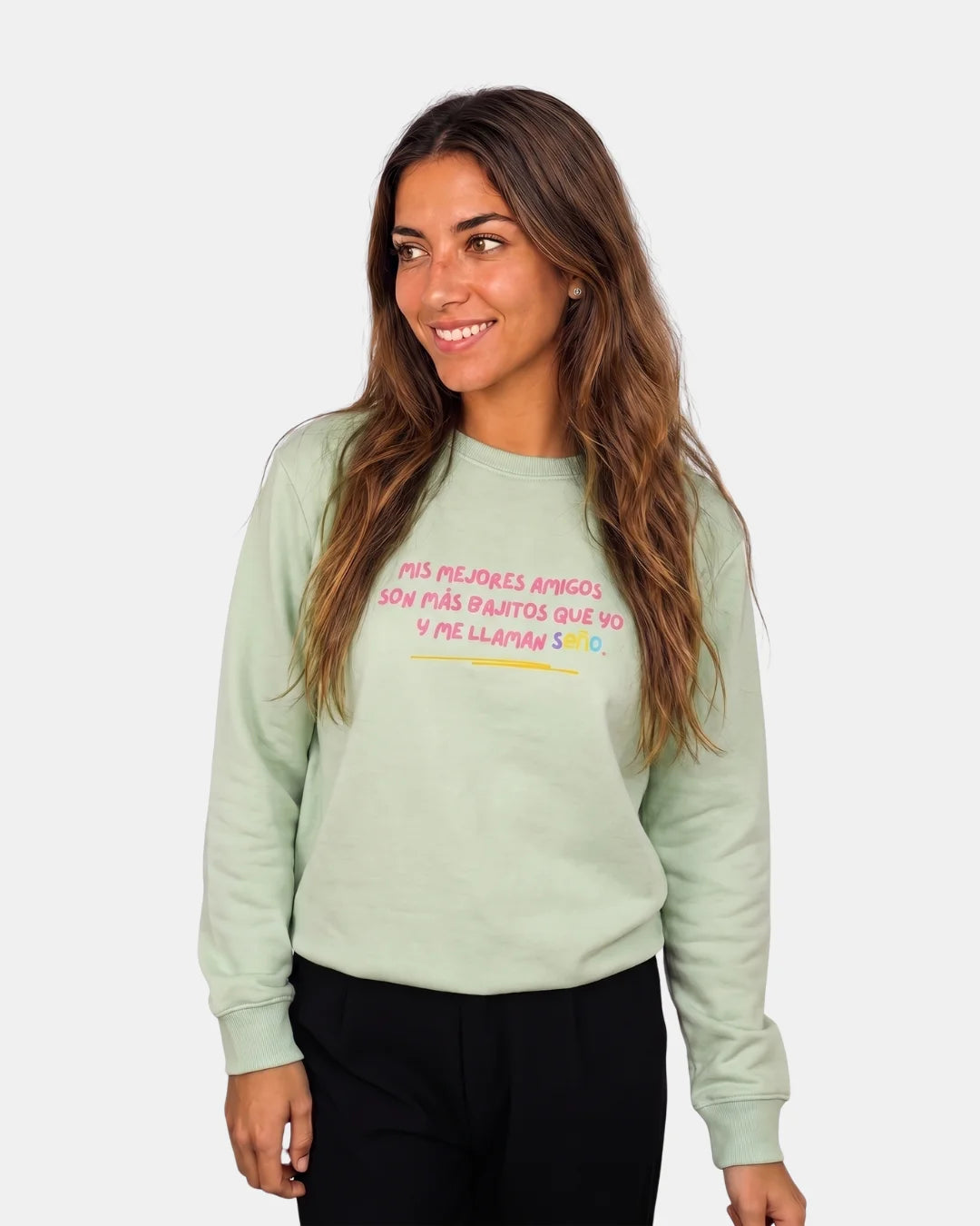Sudadera Verde para profes Mis Mejores Amigos