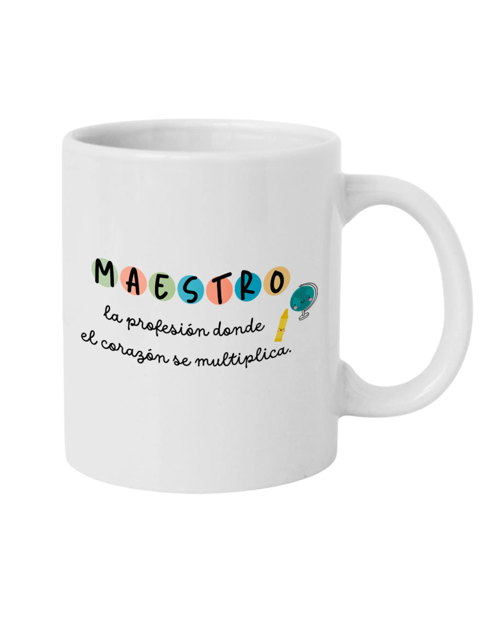 Taza personalizada con diseño para maestros