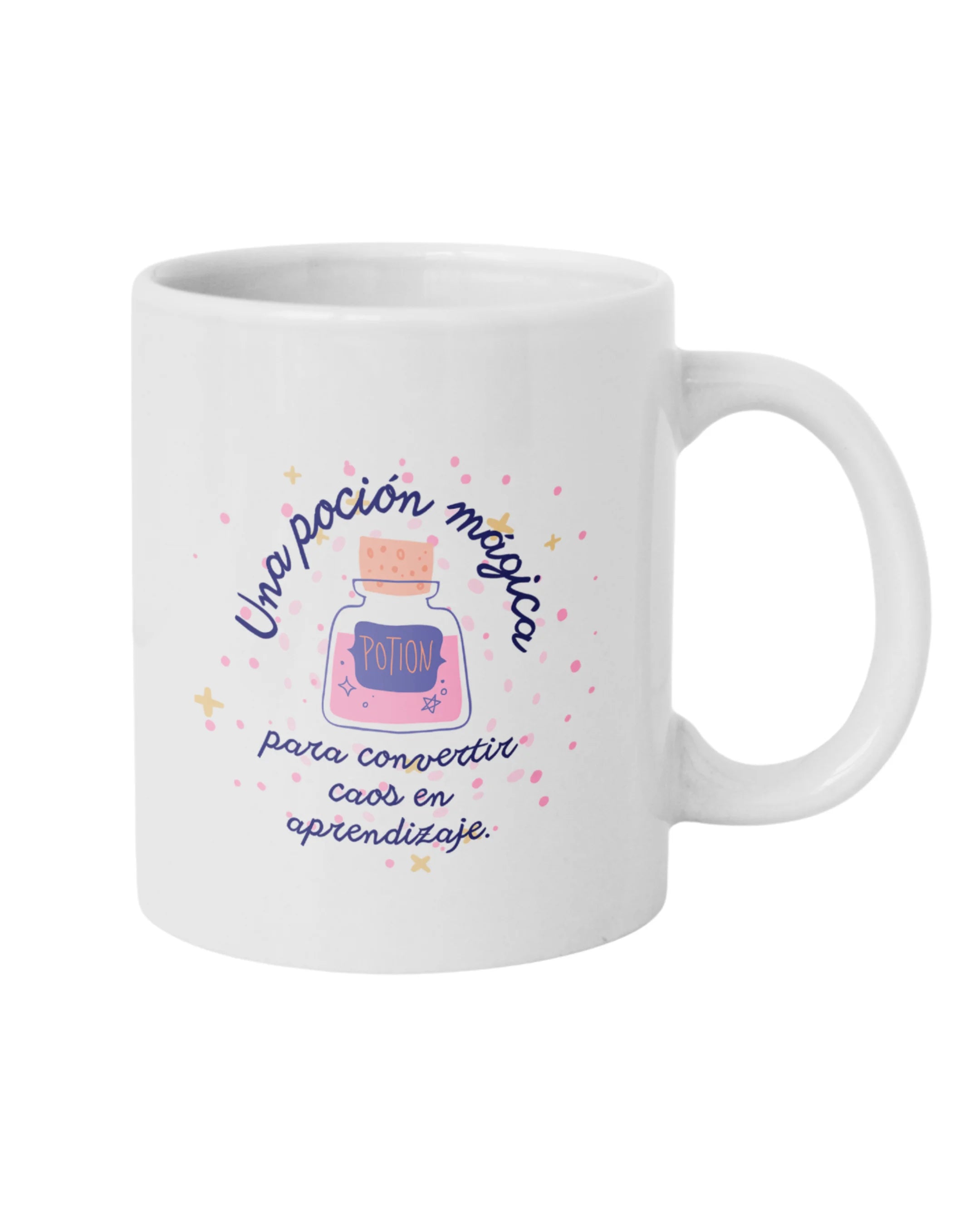 Taza con diseño para profesores. Modelo Poción Mágica
