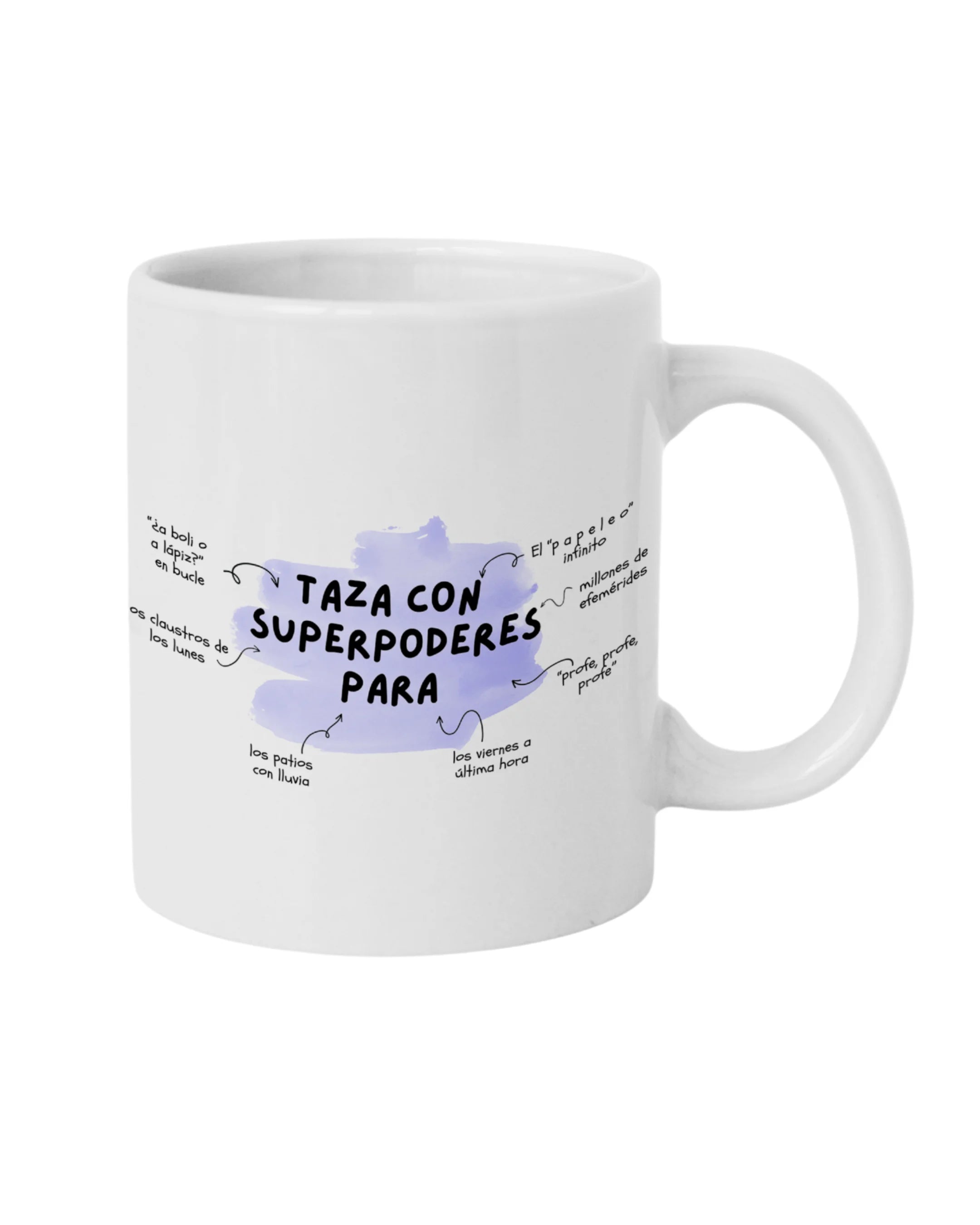 Taza con diseño para profes