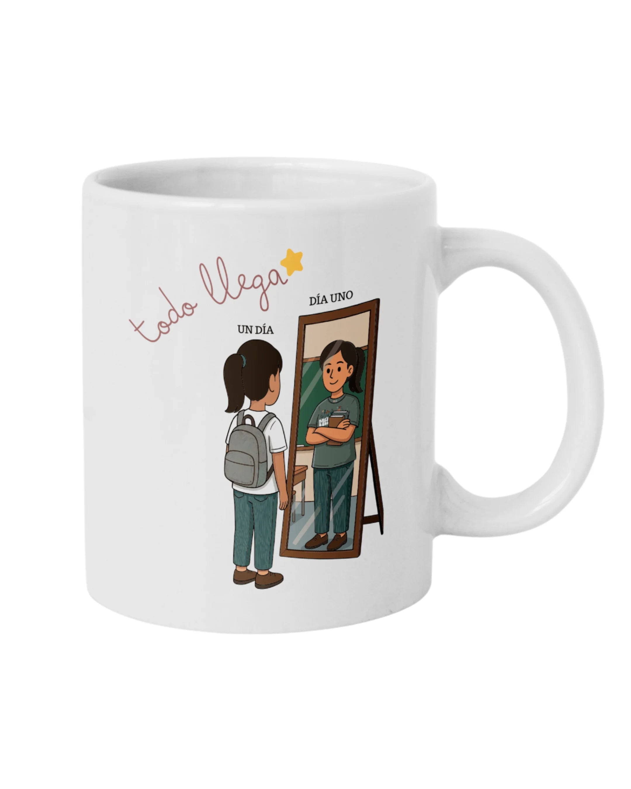 Taza con diseño original para profesores y maestros